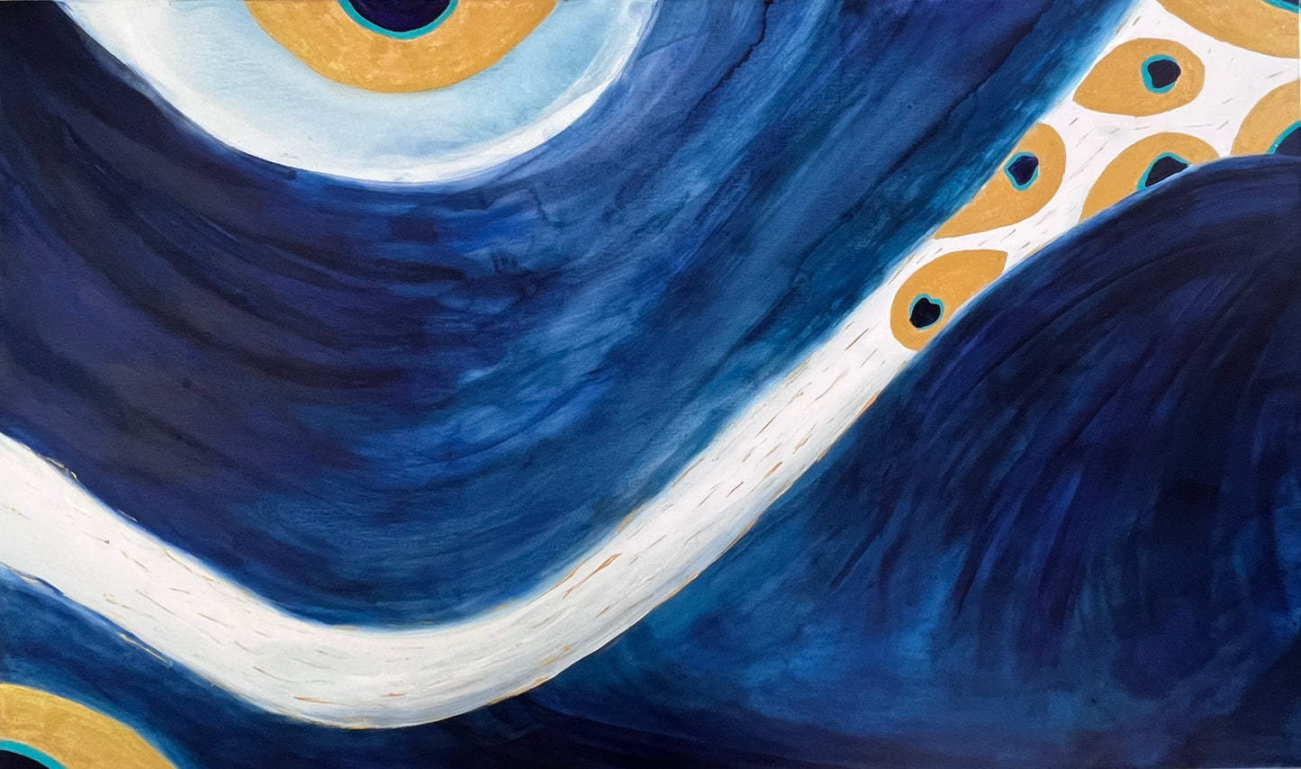 Eyes in the Deep (90x150cm)