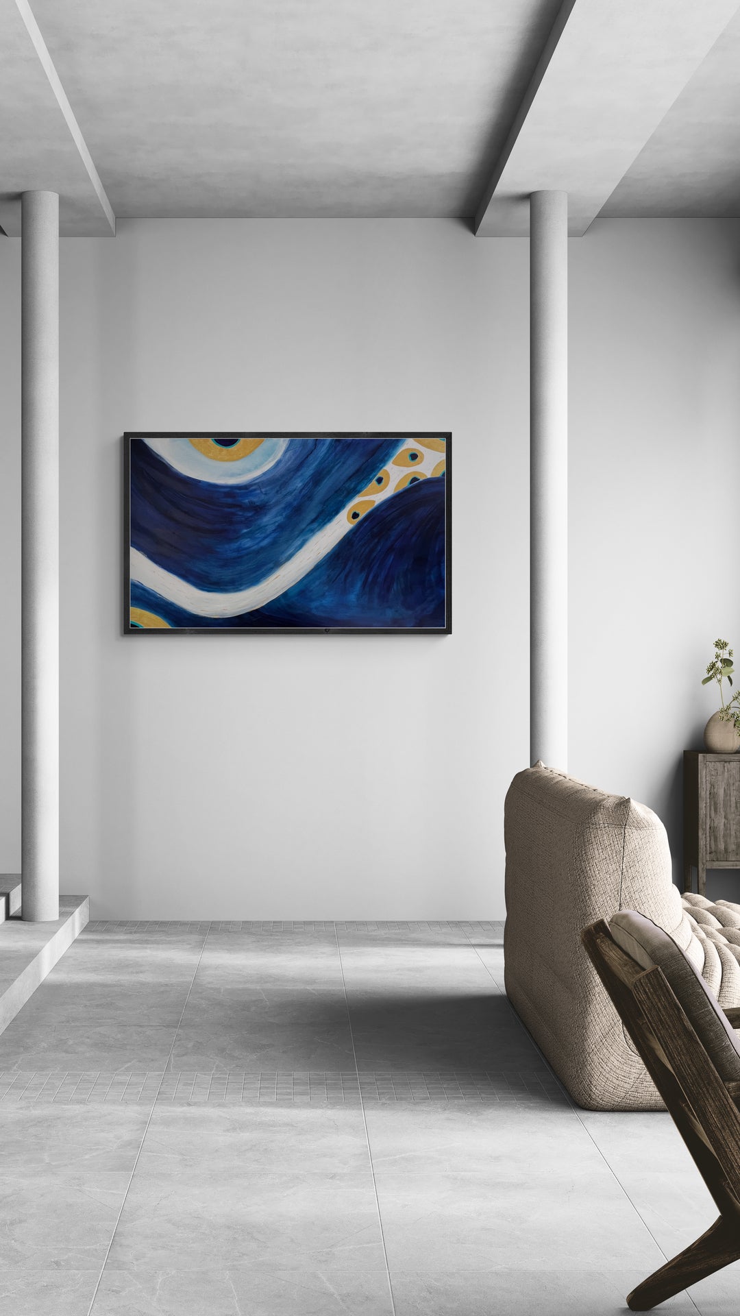 Eyes in the Deep (90x150cm)