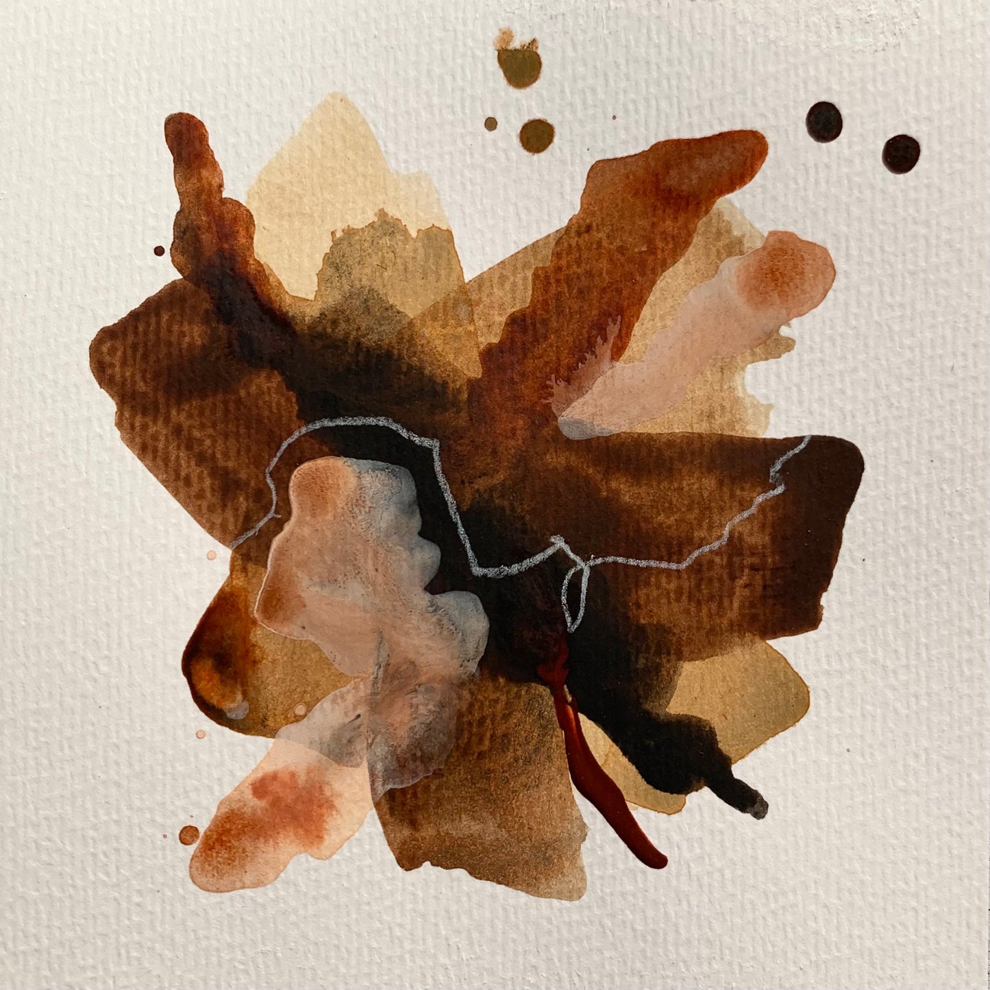 Earthy Tones 4 (12.7x12.7cm / 5x5")